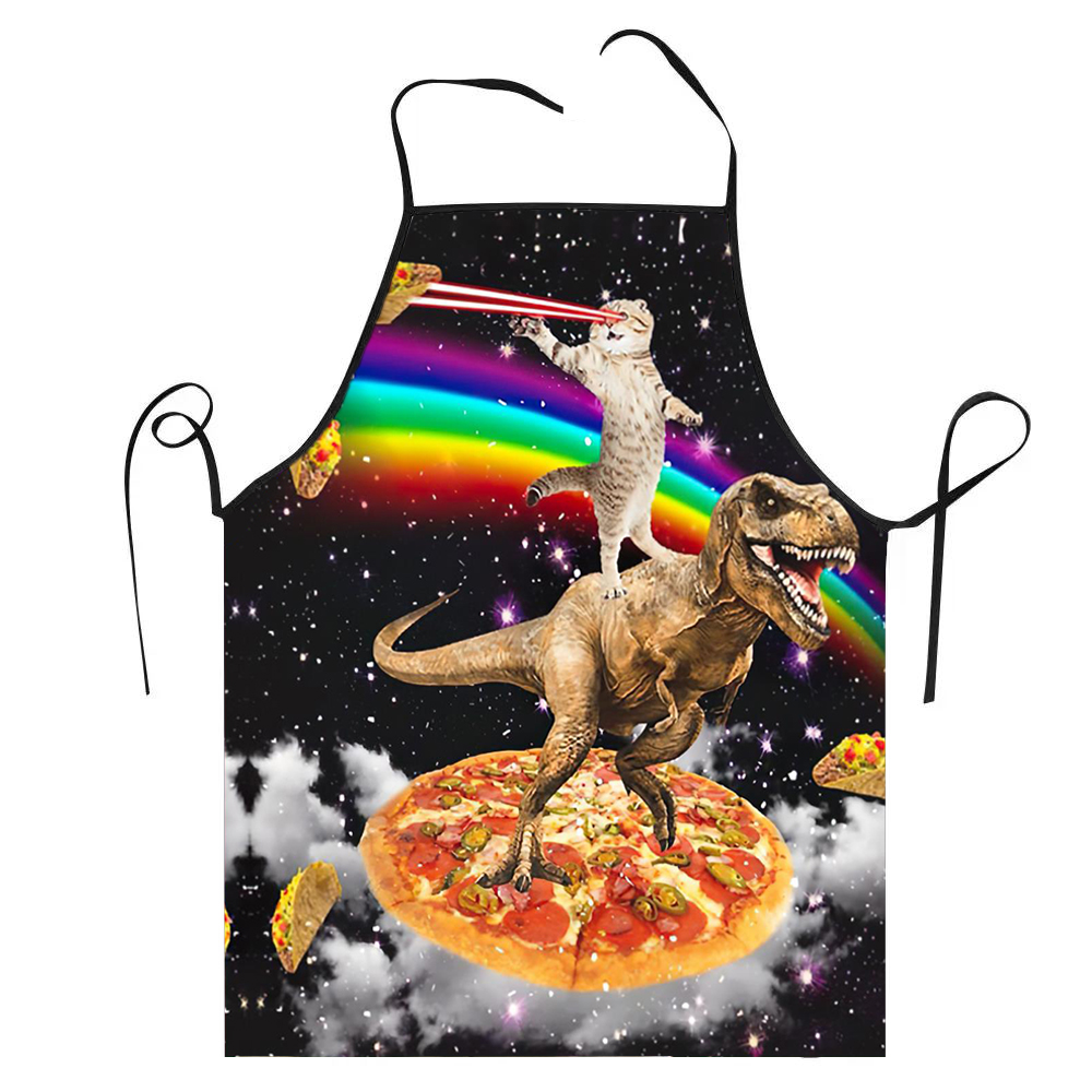 68X95cm Unisex Space Pizza Cat – обзор и цена Kitchen Baking Cloth