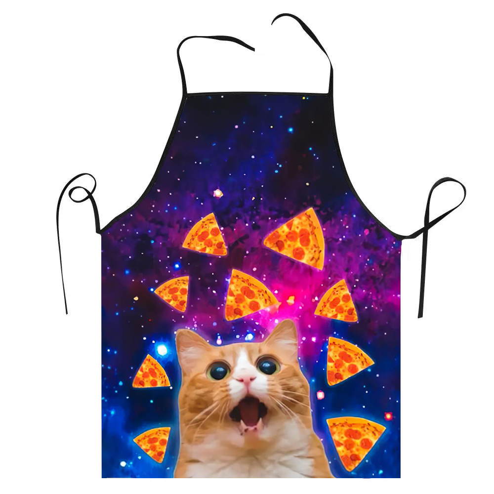 68X95cm Unisex Space Pizza Cat – обзор и цена Kitchen Baking Cloth