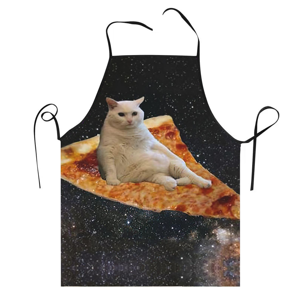 68X95cm Unisex Space Pizza Cat – обзор и цена Kitchen Baking Cloth