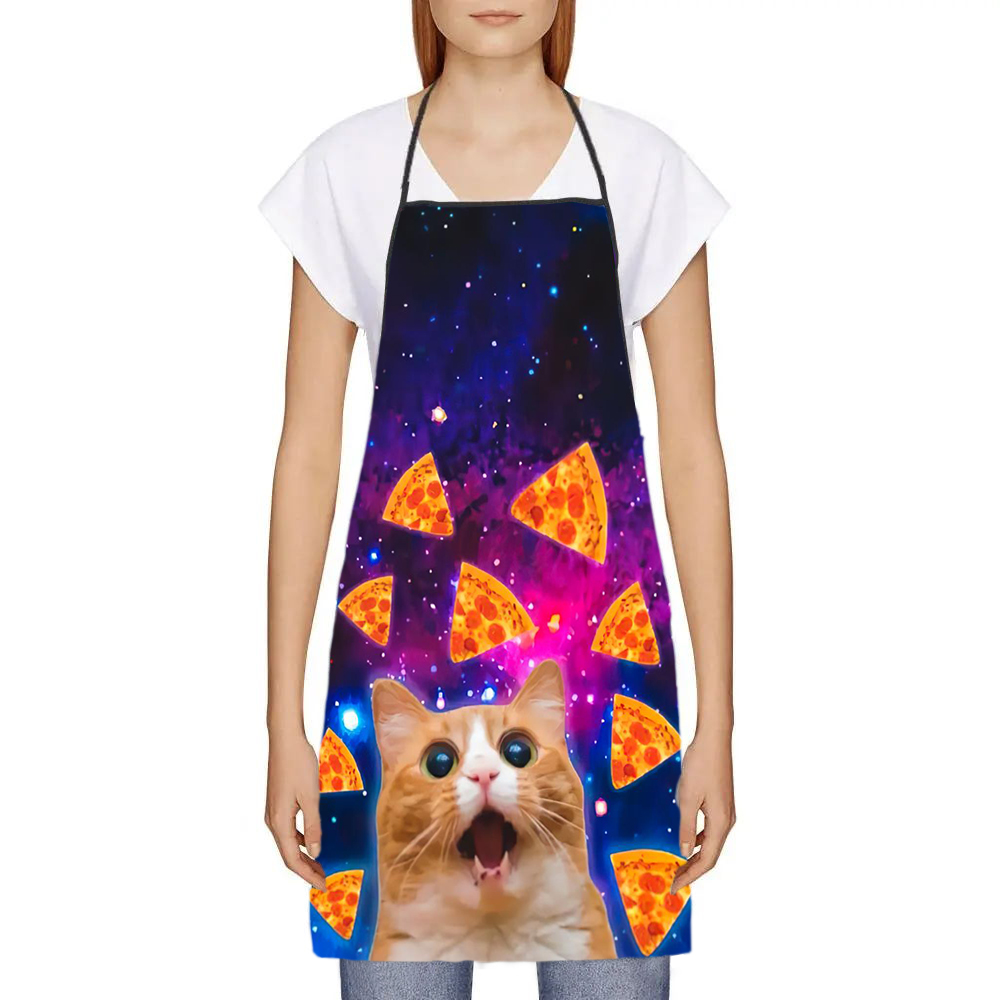 68X95cm Unisex Space Pizza Cat – обзор и цена Kitchen Baking Cloth