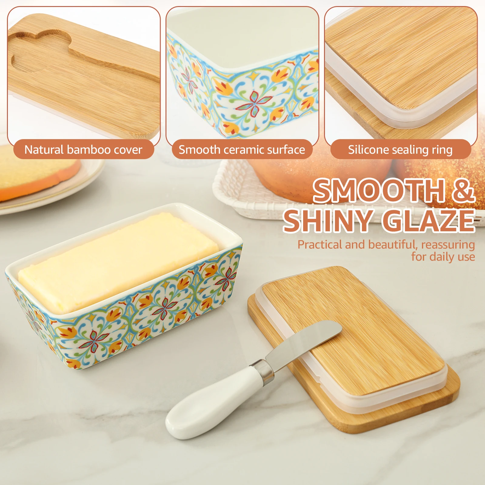 Butter Dish with Lid for Count – обзор и цена Kitchen Baking Dishes