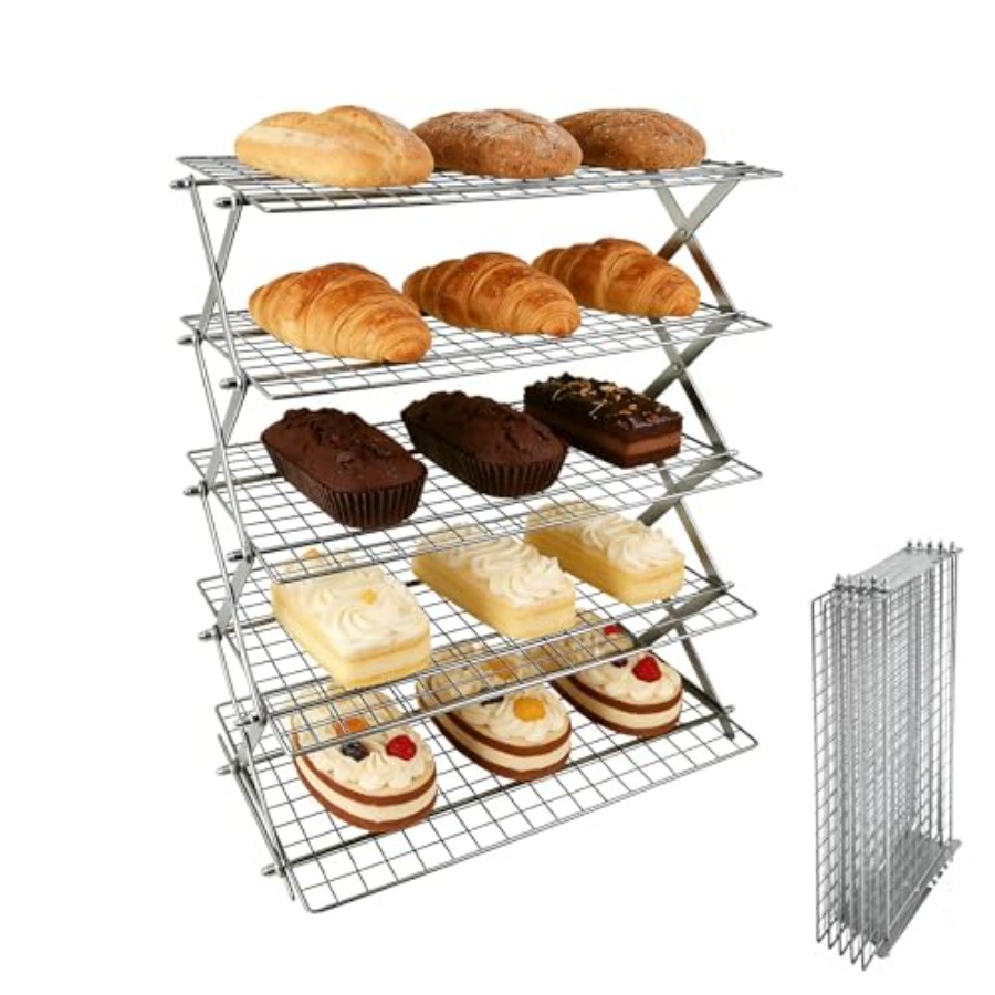 5 Tier Collapsible Cooling Rac – обзор и цена Cooling Rack Wire