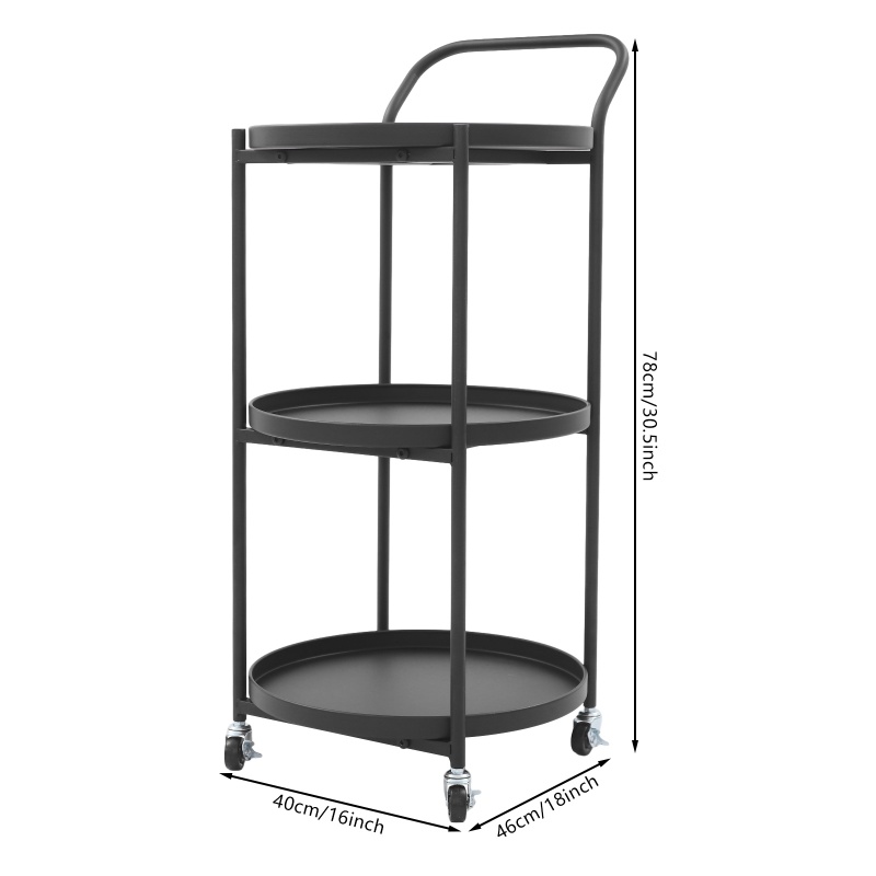 3-Tier Premium Iron Rolling Ba – обзор и цена Kitchen Baking Trolley