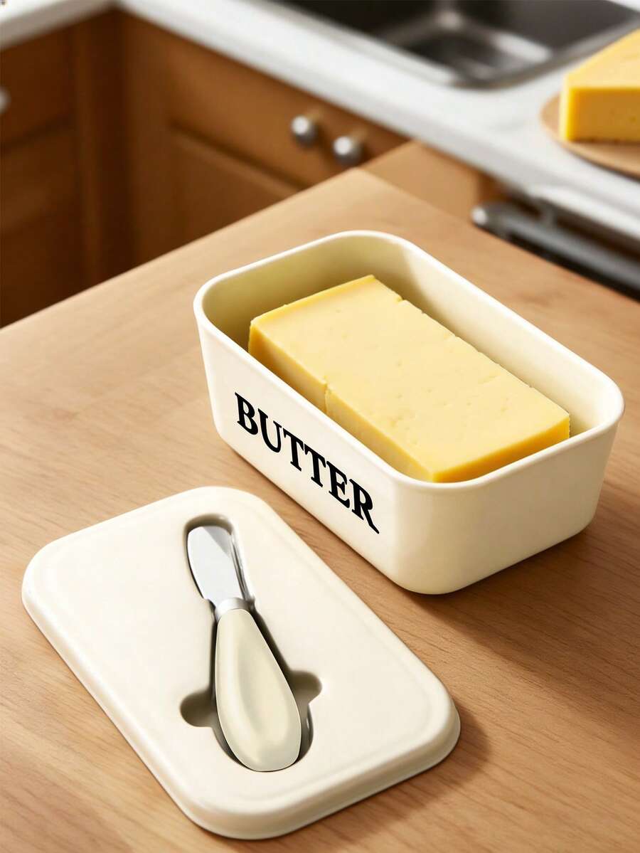 1pc Plastic Butter Dish With B – обзор и цена Kitchen Baking Dishes