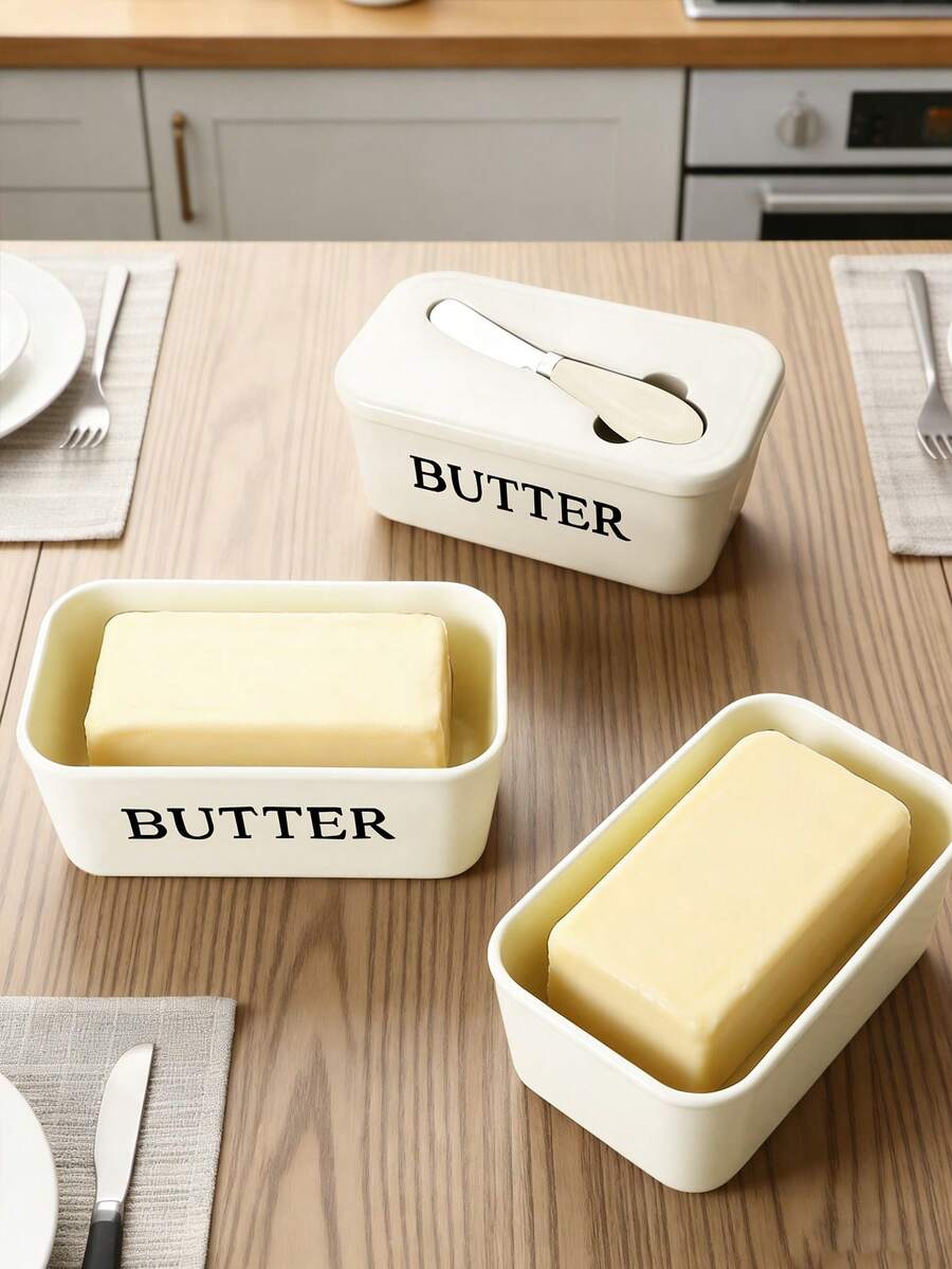 1pc Plastic Butter Dish With B – обзор и цена Kitchen Baking Dishes